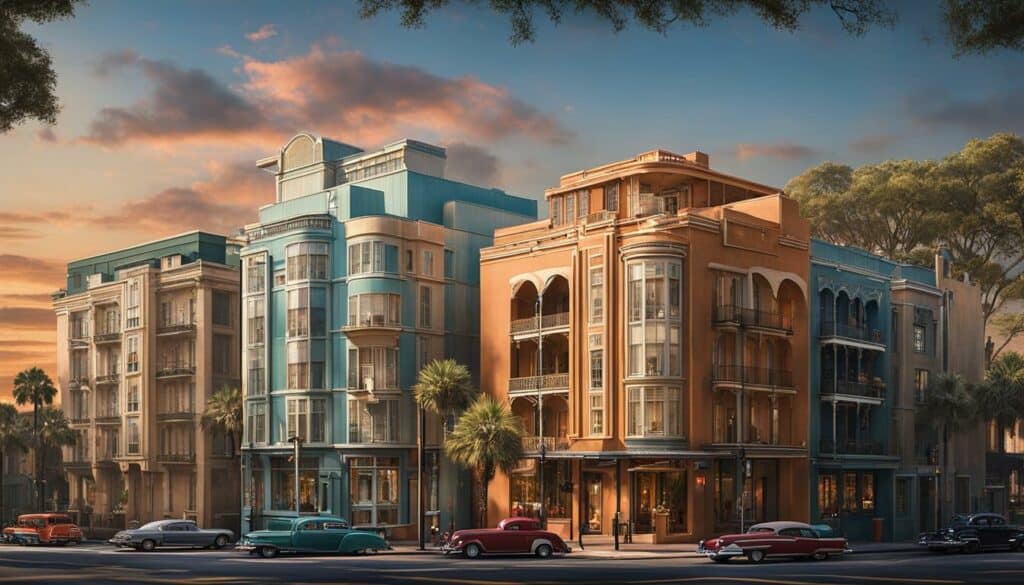 Savannah Art Deco Buildings